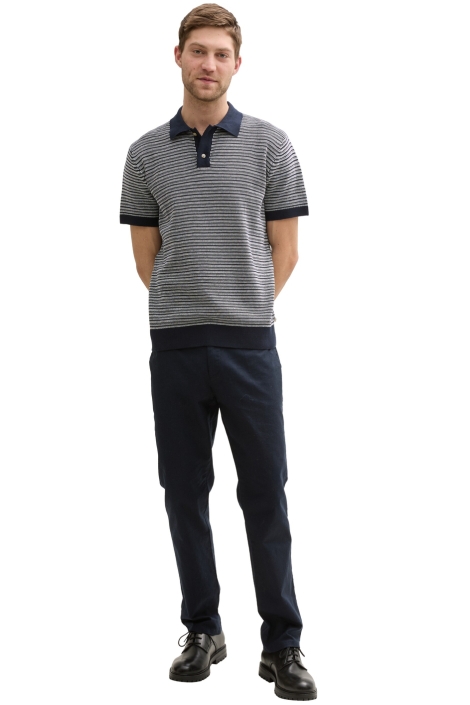 Tom Tailor twotone structured knit polo